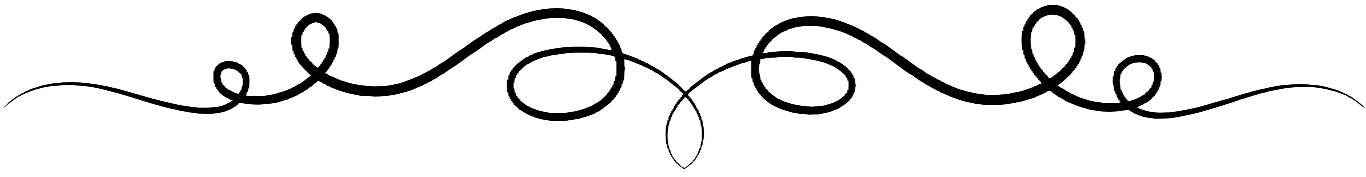 Decorative ornate black swirl design