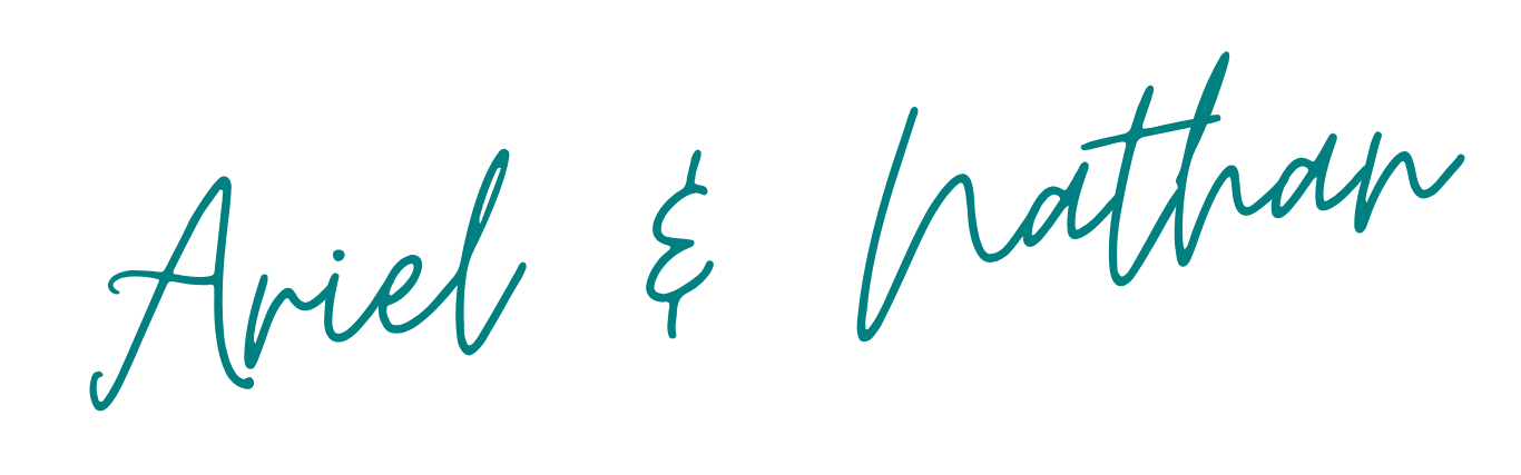 Ariel and Nathan calligraphy text