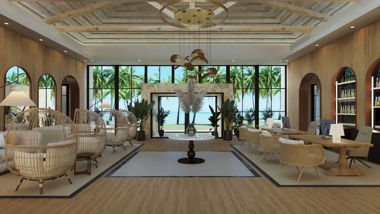 Resort lobby