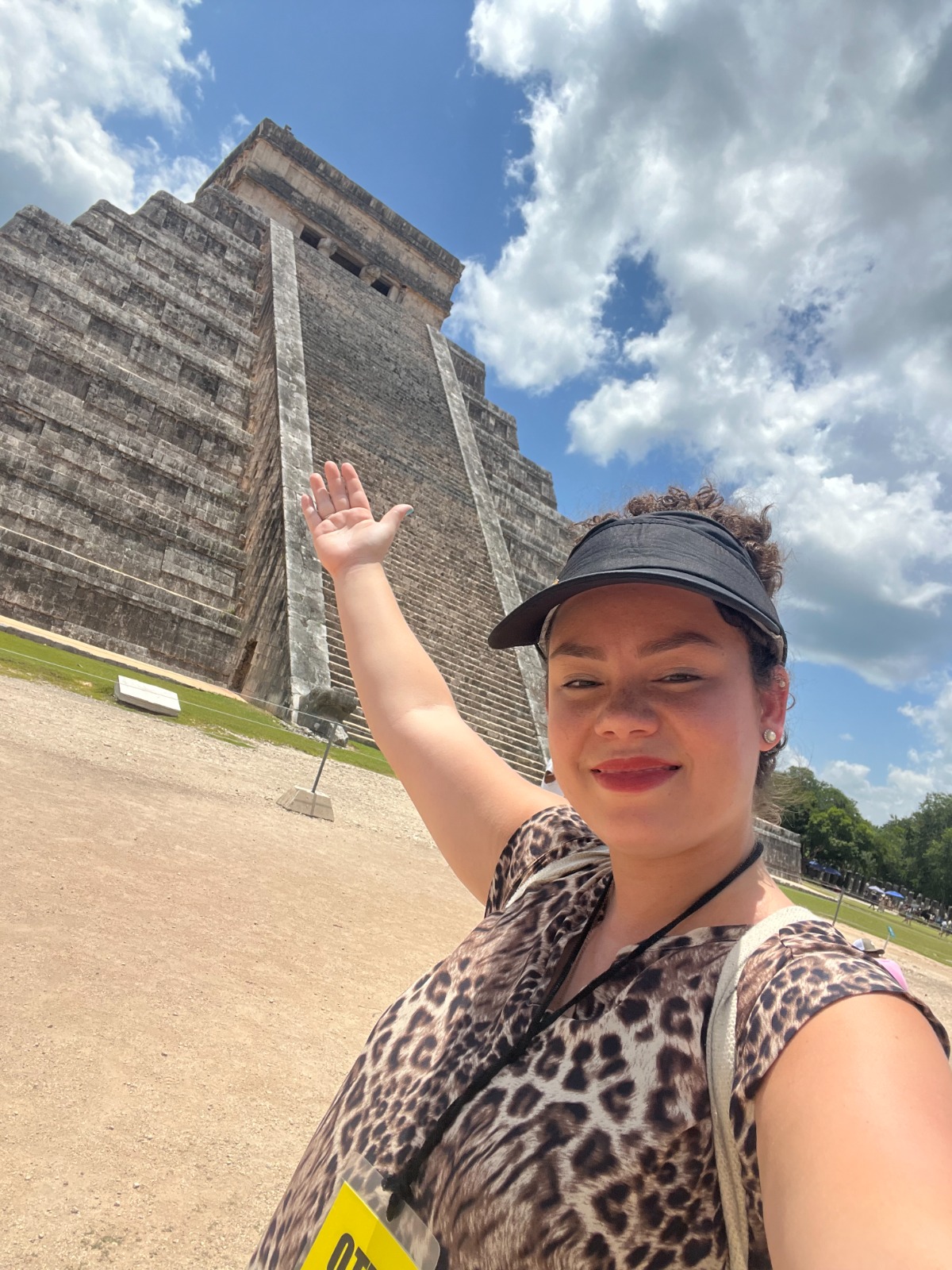 Debbie at Chichen Itza